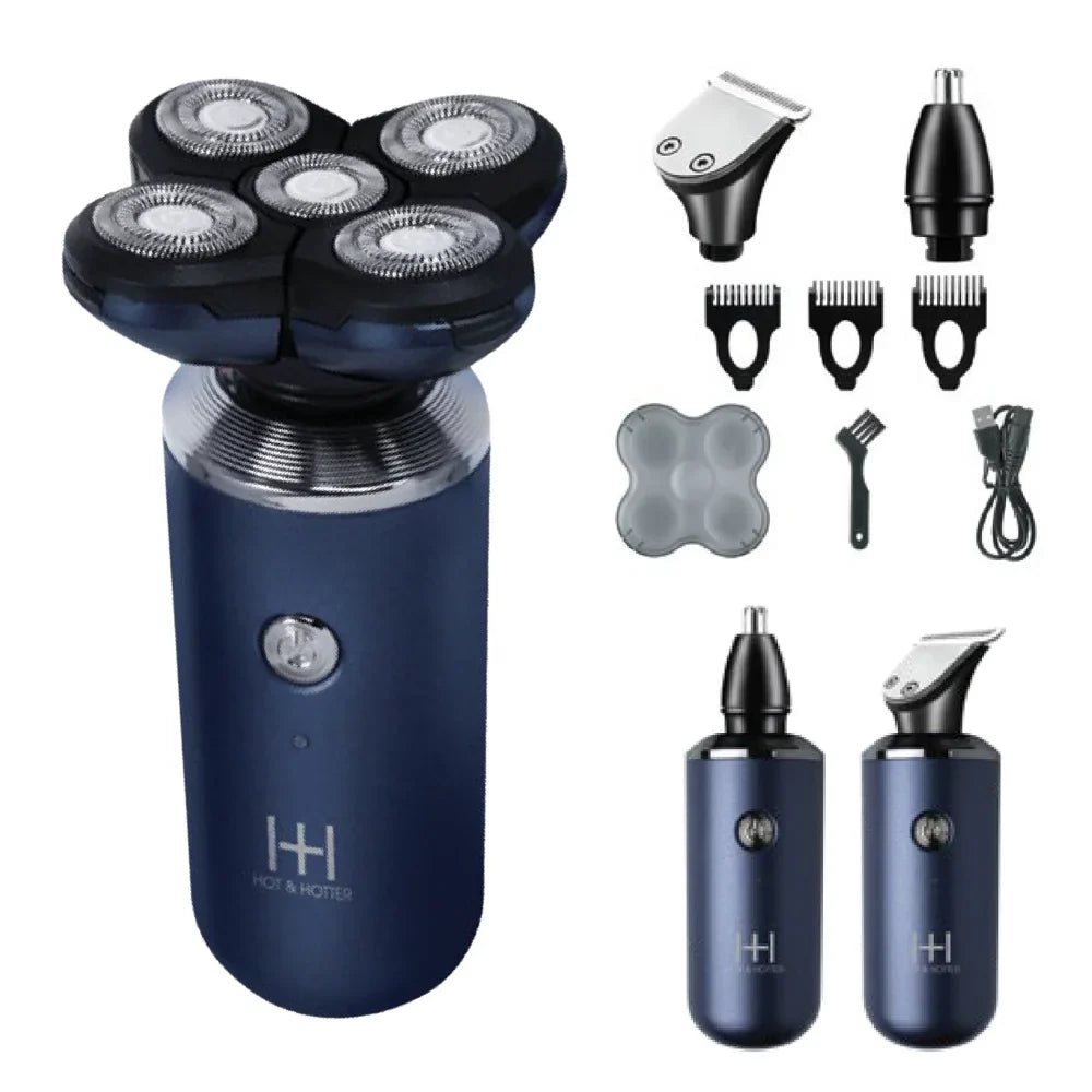 Hot & Hotter 4 in 1 Head Shaver & Grooming Kit Hair Clipper Hot & Hotter