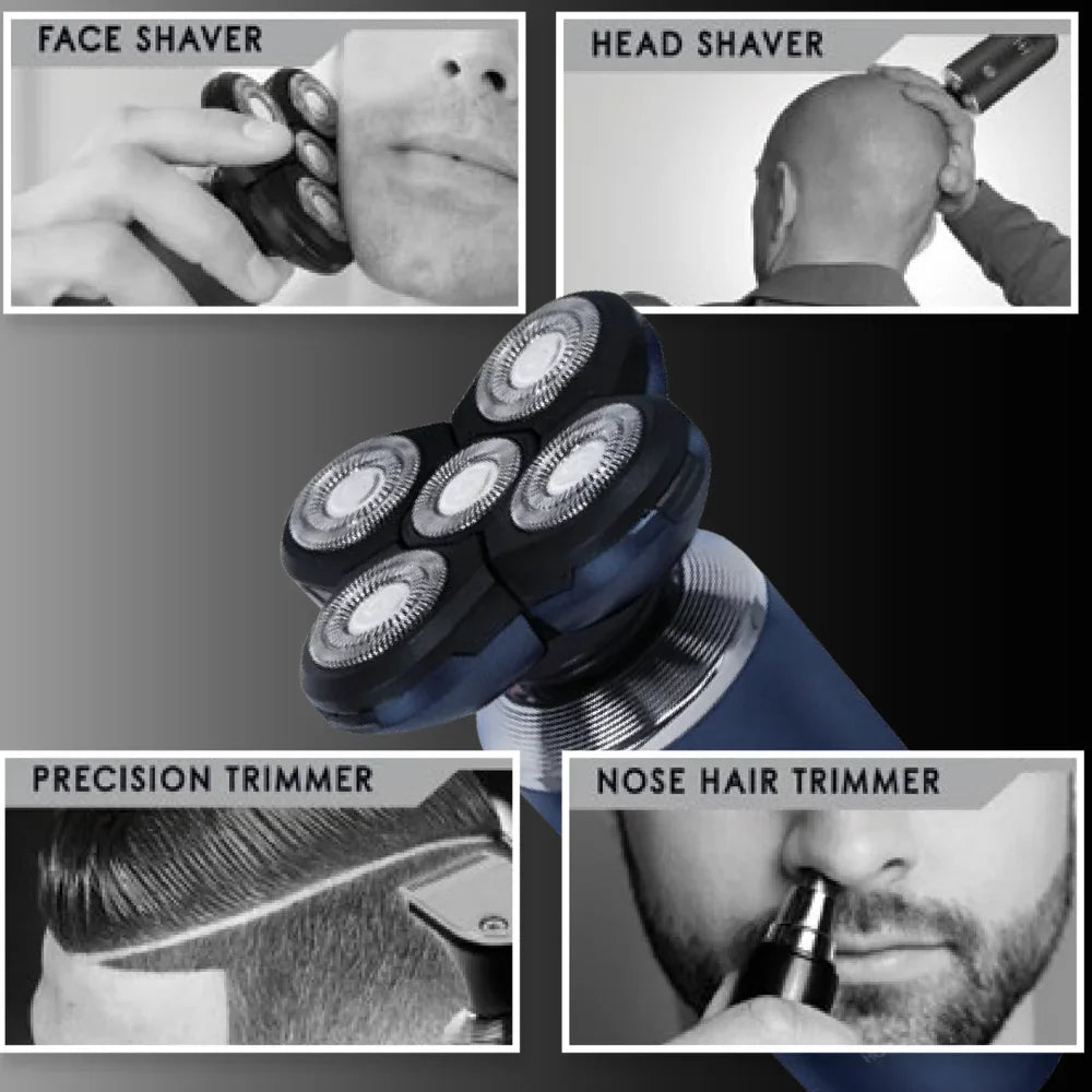 Hot & Hotter 4 in 1 Head Shaver & Grooming Kit Hair Clipper Hot & Hotter