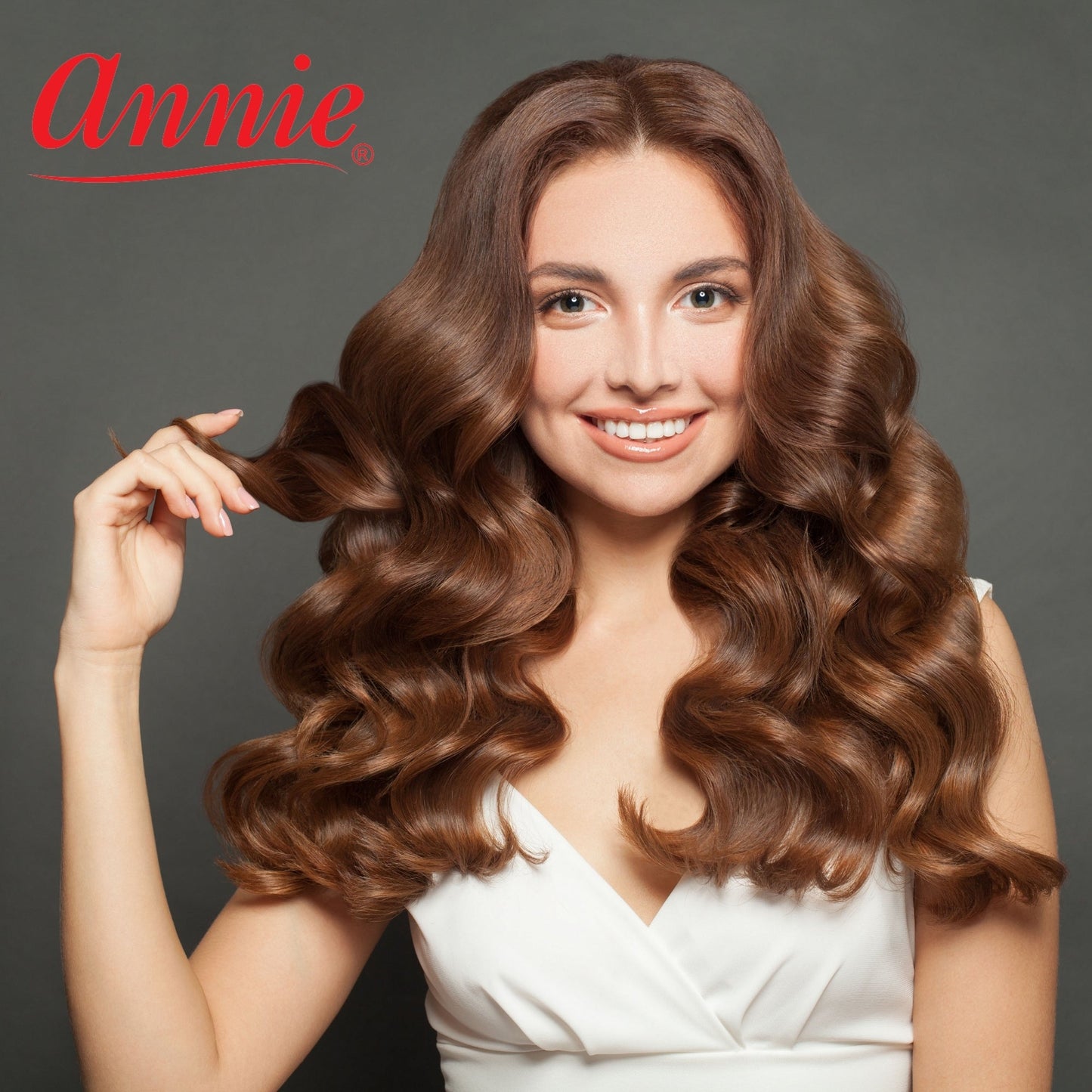 Annie Snap-On Magnetic Rollers 1 3/4in, 6 Count X-Jumbo Hair Curlers, Purple
