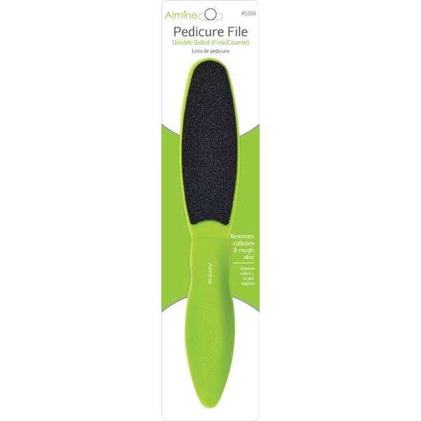 Almine 2 Sided Pedicure File Asst Color Pedicure Files Almine Green