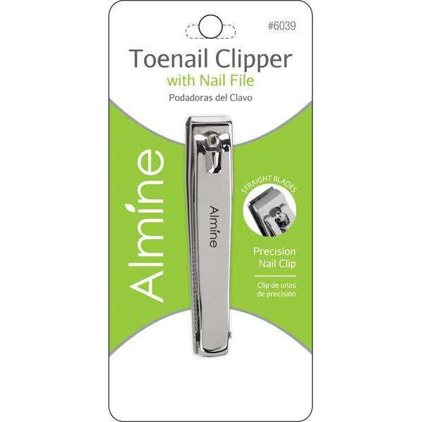 Almine Straight Blade Toenail Clipper Tweezers Almine