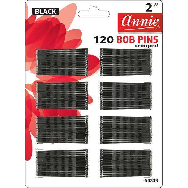 Annie Bob Pins 2" 120Ct Black Hair Pins Annie