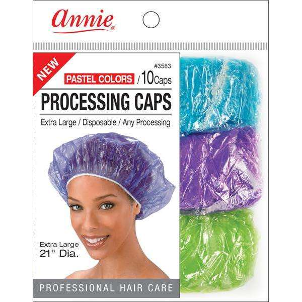 Annie Conditioning/Processing Cap XL 10pc Bonnets Annie