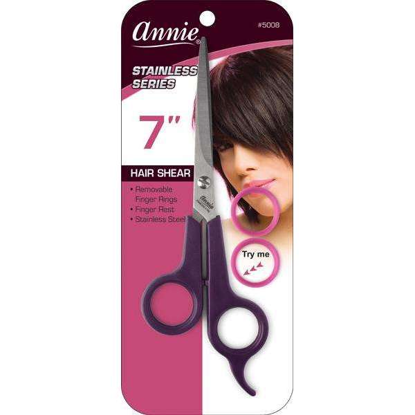 Annie Professional Stainless Hair Shears 7 Inch Purple Hair Shears Annie