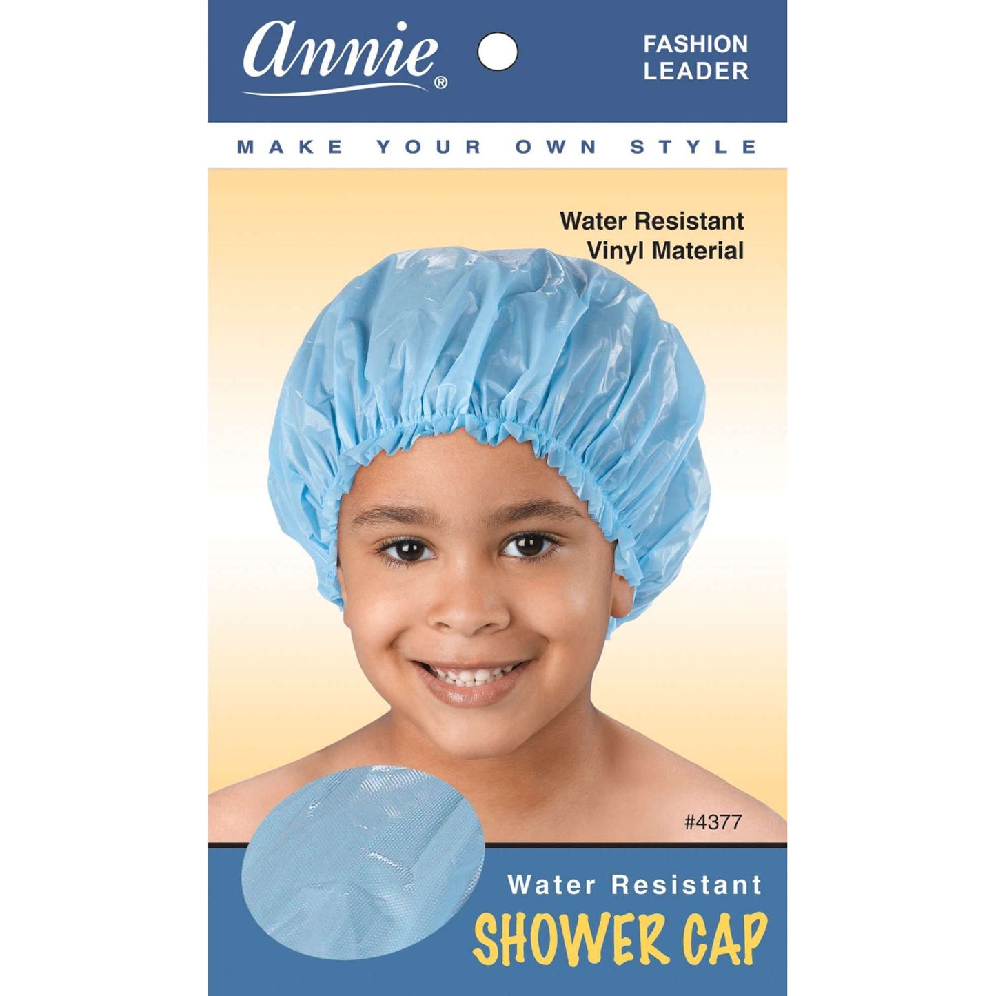 Annie Kids Shower Cap L Asst Color Bonnets Annie Sky Blue