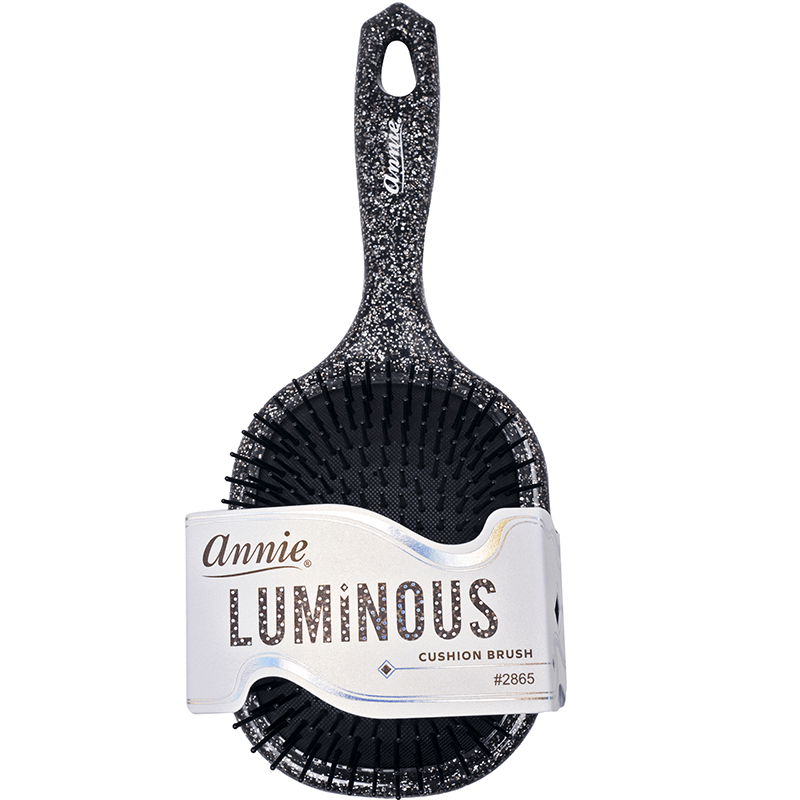 Annie Luminous Paddle Brush Jumbo Assorted Colors Brushes Annie Black