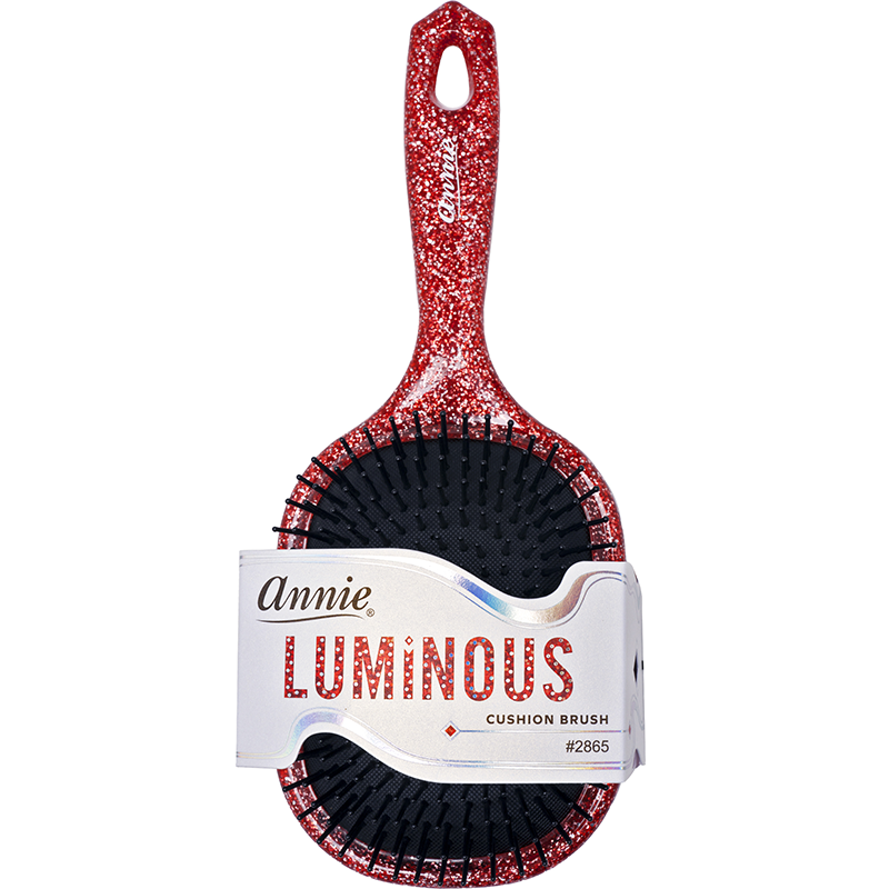 Annie Luminous Paddle Brush Jumbo Assorted Colors Brushes Annie Red