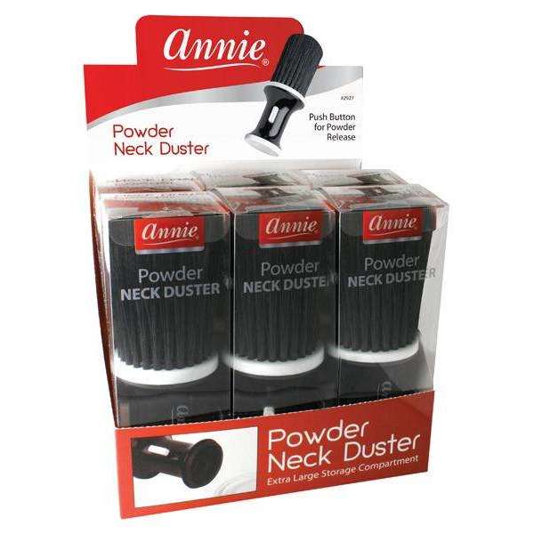 Annie Neck And Body Duster Display 6Ct Black Annie