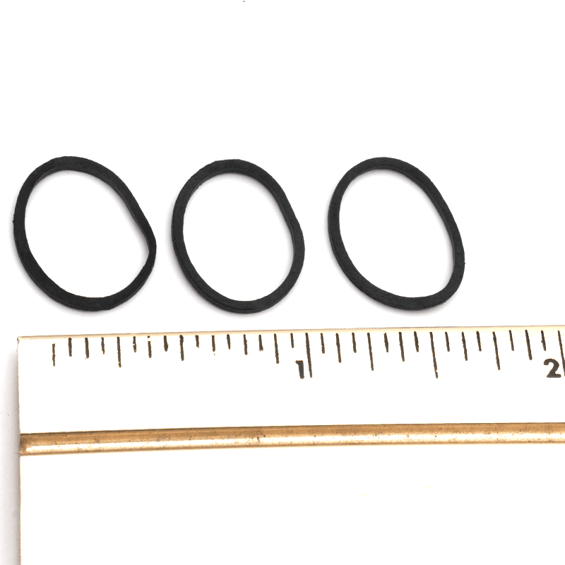 Annie Rubber Bands 500Ct Black Rubber Bands Annie
