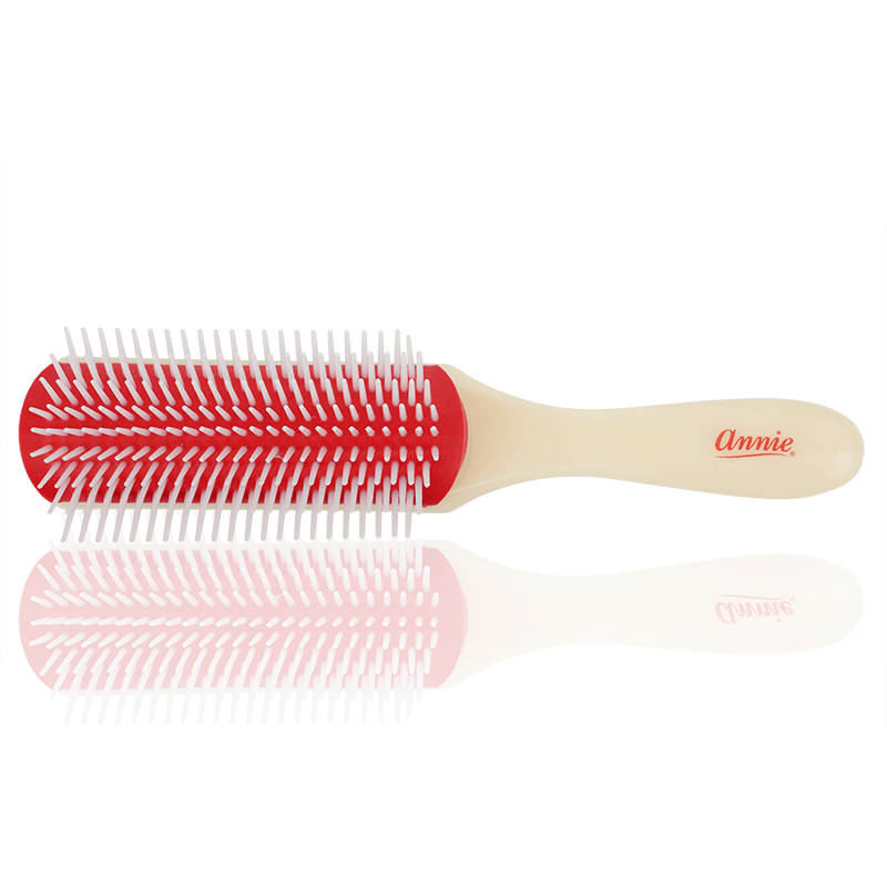 Annie Ergo Rubber Cushion Detangling Brush 9 Row Brushes Annie