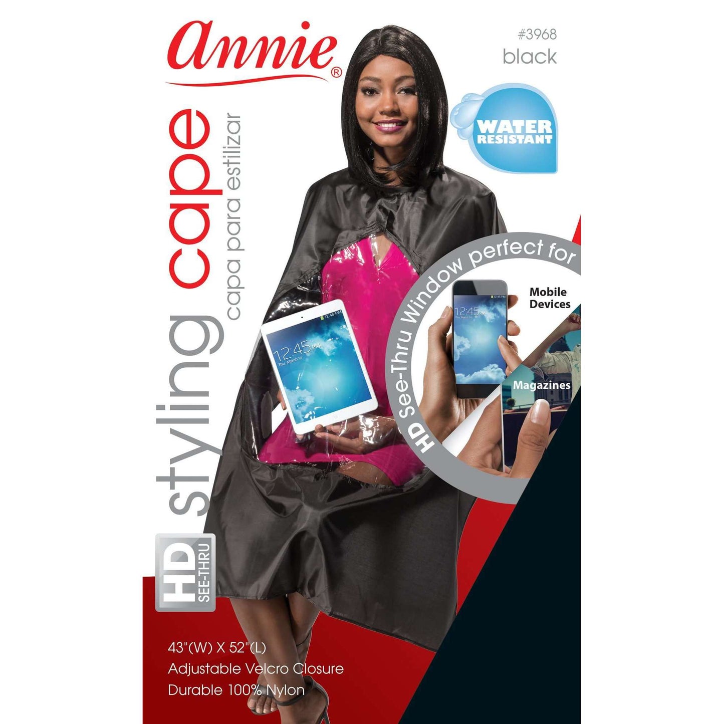 Annie See-through Styling Cape Annie