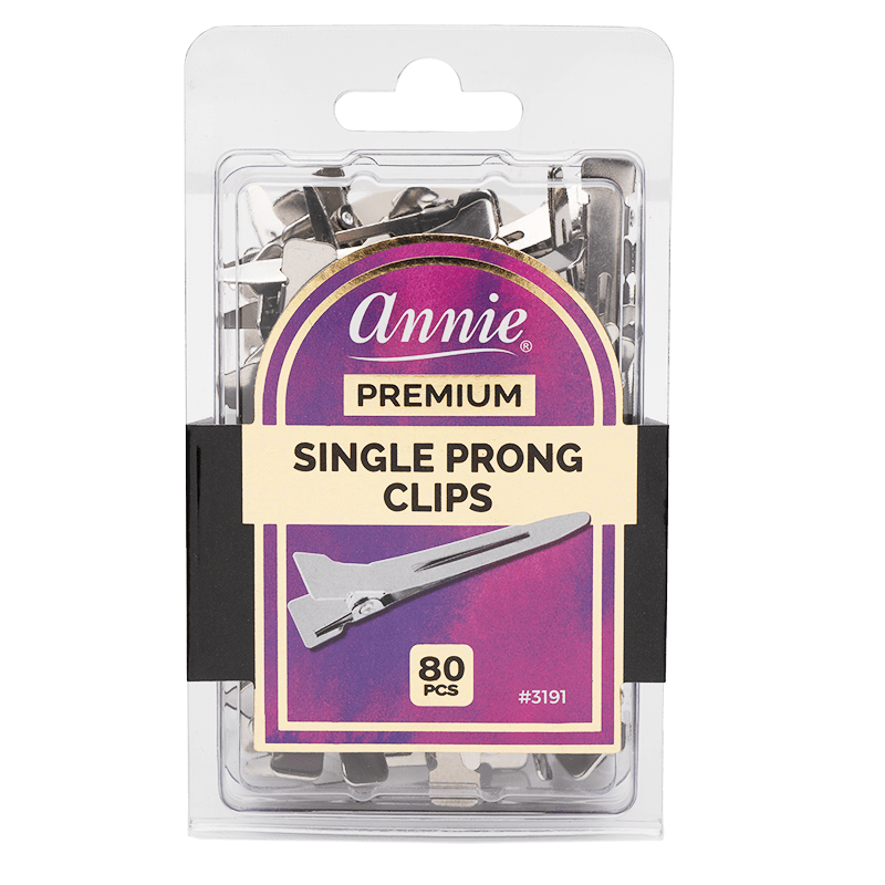 Annie Single Prong Clips 80Ct Hair Clips Annie