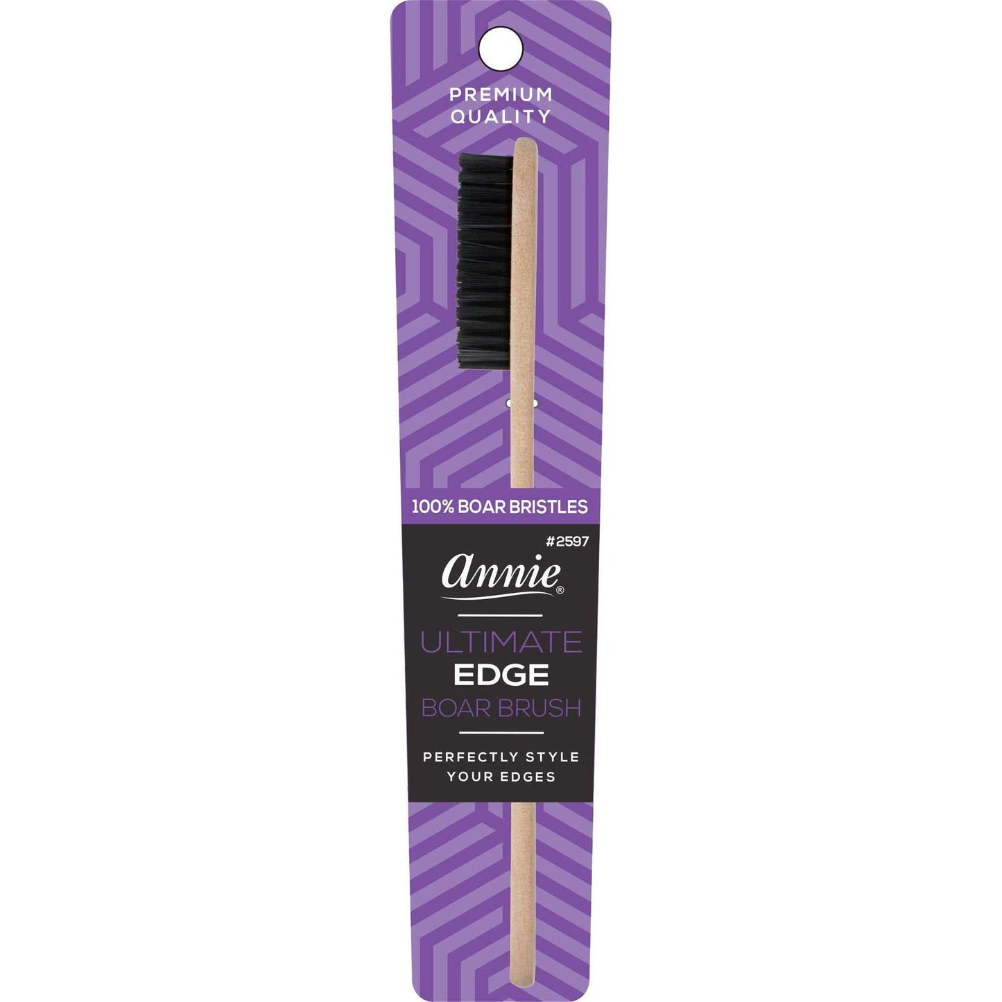 Annie Ultimate Edge Brush 100% Boar Bristle Brushes Annie