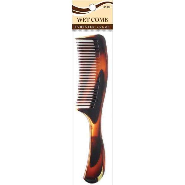 Annie Wet Comb 8 5/8In Tortoise Combs Annie