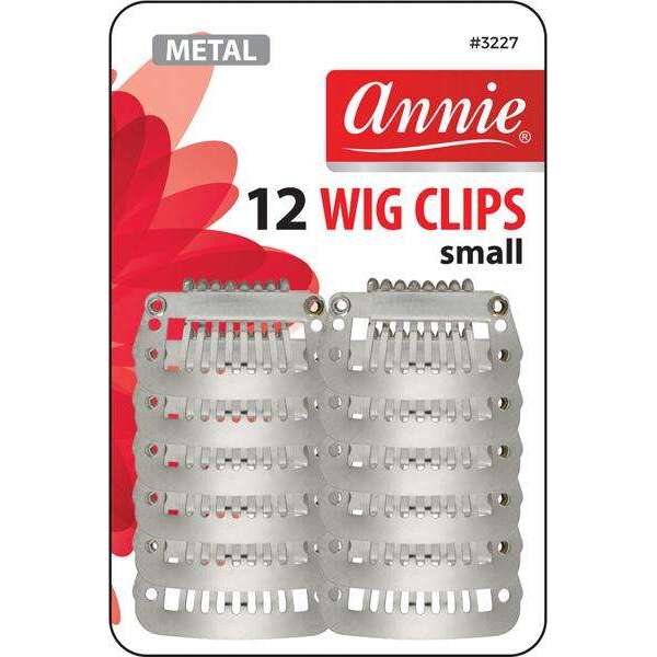 Annie Wig Clips Small 12Ct Metalic Wig Clips Annie