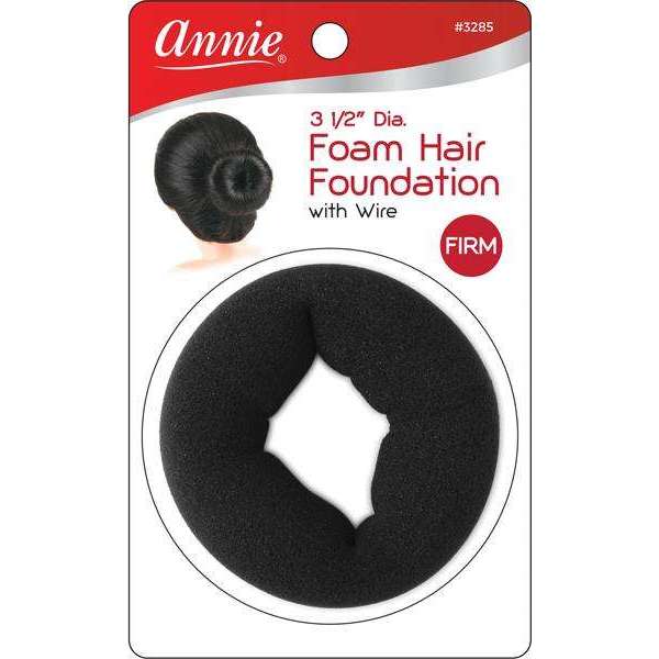 Annie Wired Foam Hair Bun 3 1/2" Wig Accessories Annie