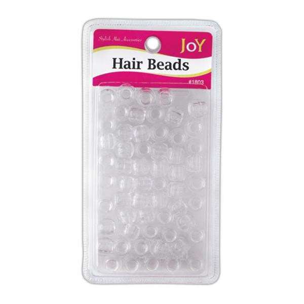 Joy Large Hair Beads 60Ct Clear Beads Joy