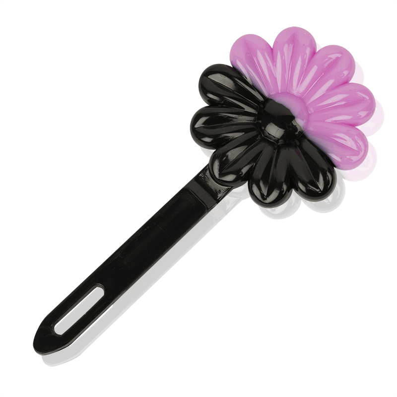Joy Daisy Barrettes 12ct Black & Purple Joy