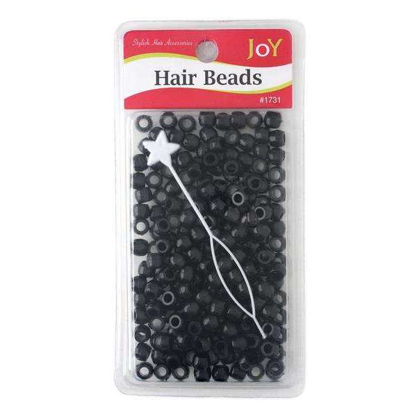 Joy Round Beads Regular Size 200Ct Black Beads Joy