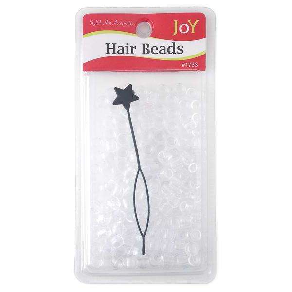 Joy Round Beads Regular Size 200Ct Clear Beads Joy