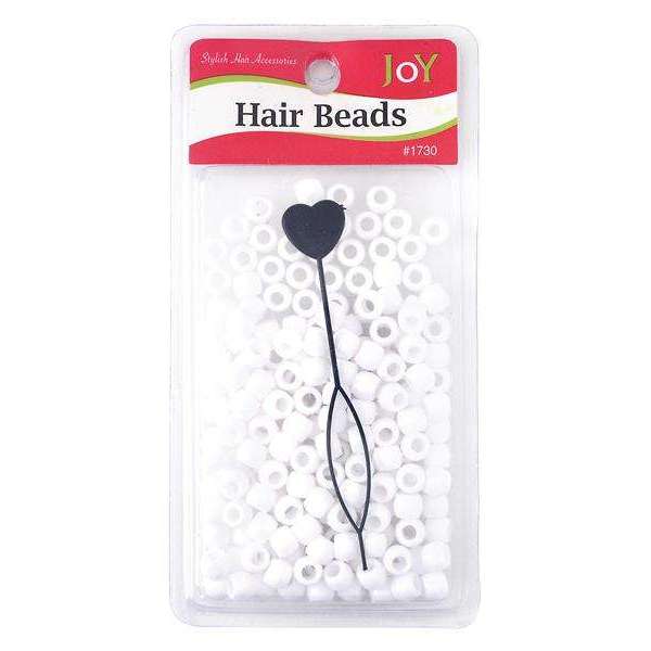 Joy Round Beads Regular Size 200Ct White Beads Joy