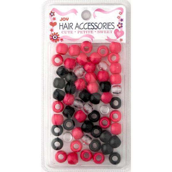 Joy Round Plastic Beads Large Size 50Ct Asst Color Beads Joy