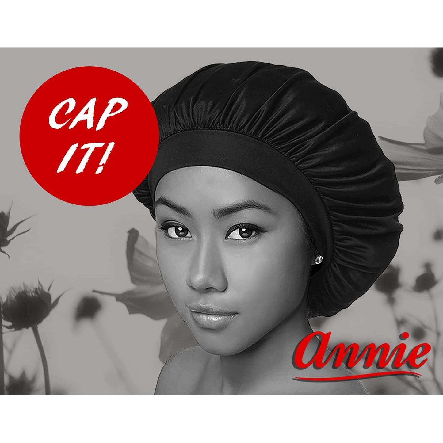 Ms. Remi Extra Jumbo Day and Night Cap Black Hair Care Wraps Ms. Remi