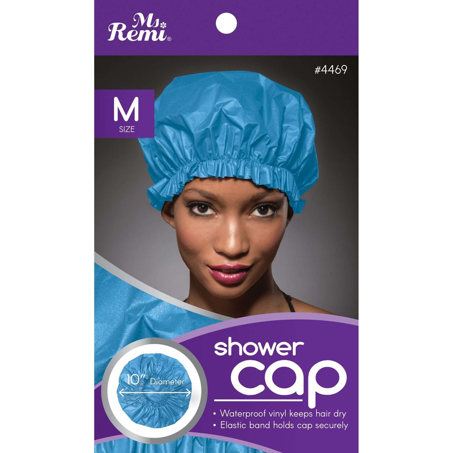 Ms. Remi Shower Cap M Asst Color Bonnets Ms. Remi Sky Blue