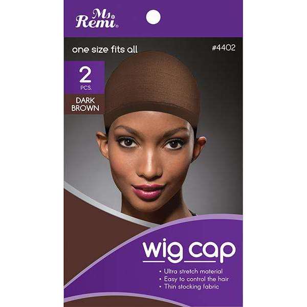 Ms. Remi Wig Cap 2Pc Dark Brown Wig Caps Ms. Remi