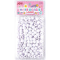 Joy Large Hair Beads 240Ct White
