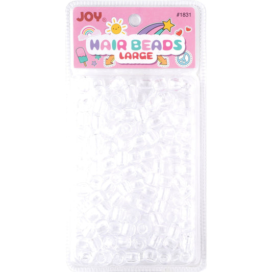Joy Large Hair Beads 240Ct Clear
