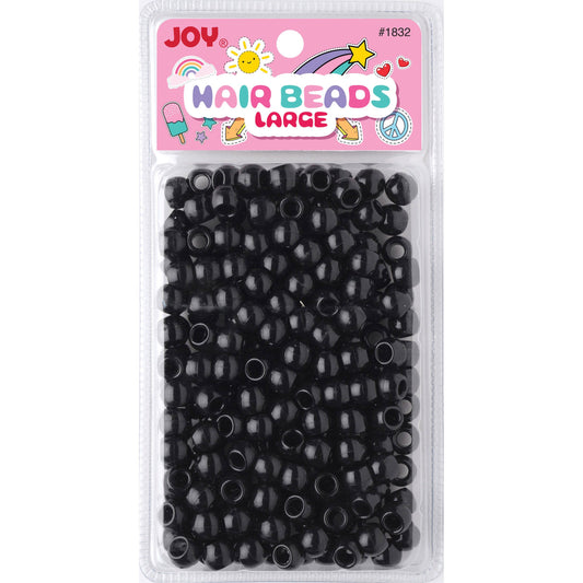 Joy Large Hair Beads 240Ct Black