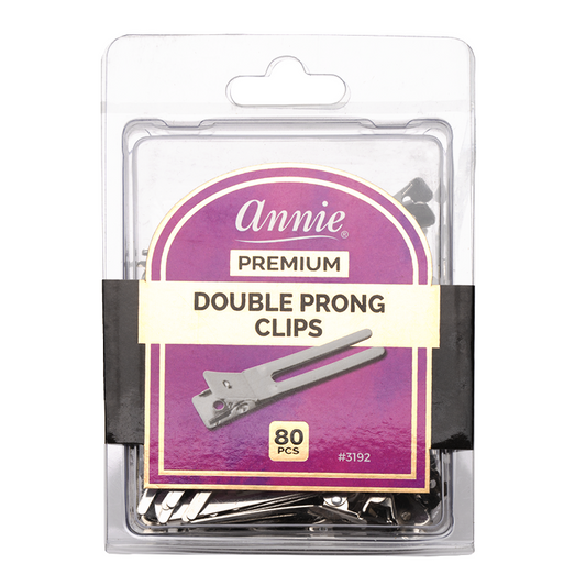 Annie Premium Double Prong Clips 80Ct Hair Clips Annie   