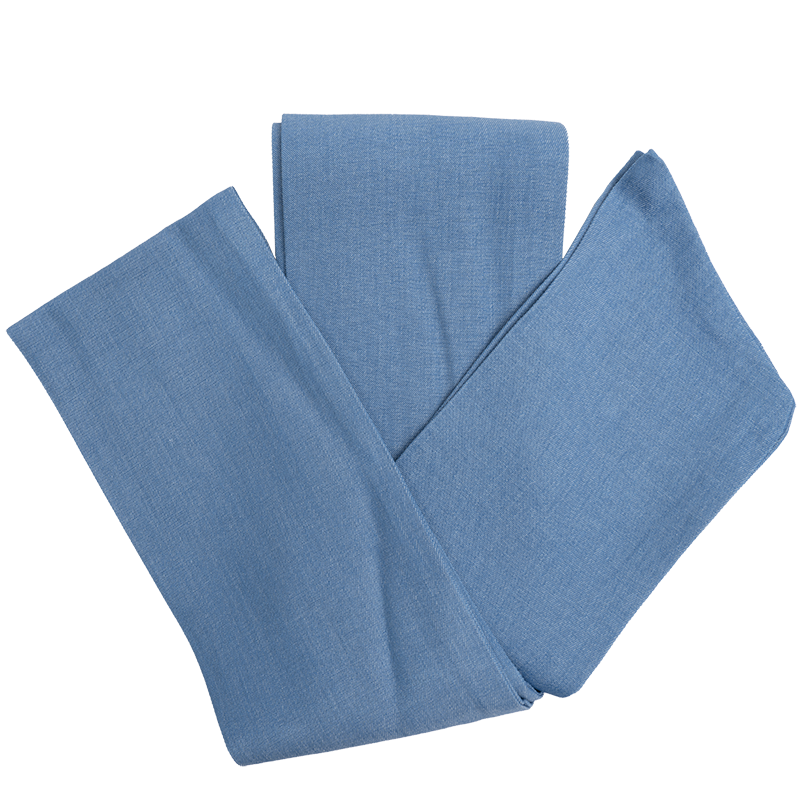 Ms. Remi Denim Silky Edge Laying Scarf 60" Long Scarves Ms. Remi   