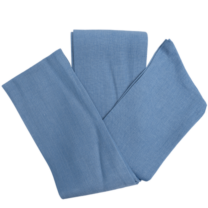Ms. Remi Denim Silky Edge Laying Scarf 60" Long Scarves Ms. Remi   