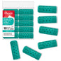 Annie Snap-On Magnetic Rollers 7/8in, 10 Count Large Hair Curlers, Green
