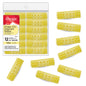 Annie Snap-On Magnetic Rollers 3/4in, 12 Count Medium Hair Curlers, Yellow