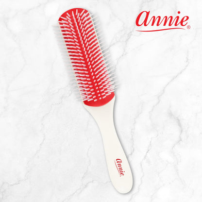 Annie Ergo Rubber Cushion Detangling Brush 9 Row