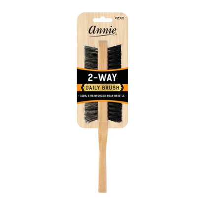 Annie Two Way Wooden Brush 5 Row Soft and Hard Brushes Annie   