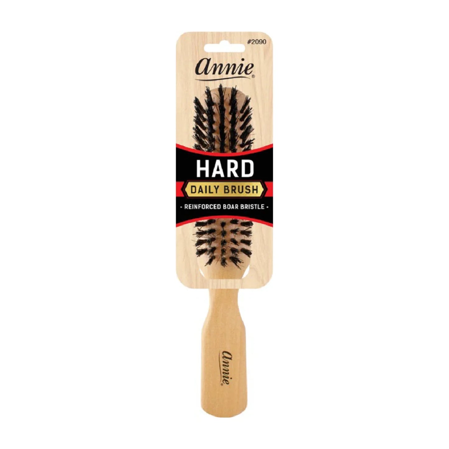 Annie Hard Wooden Brush Boar Bristle 5 Row Brushes Annie   