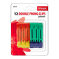 Annie Double Prong Clips 12Ct Asst Color Hair Clips Annie   