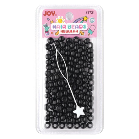 Joy Round Beads Regular Size 200Ct Black Beads Joy   