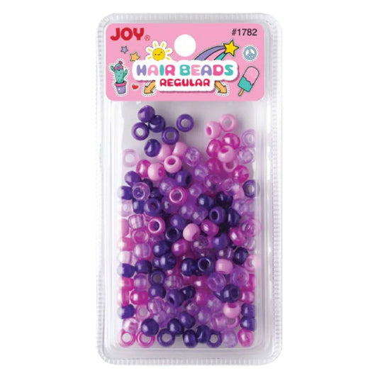 Joy Round Plastic Beads Regular Size 200Ct Asst Color Beads Joy   
