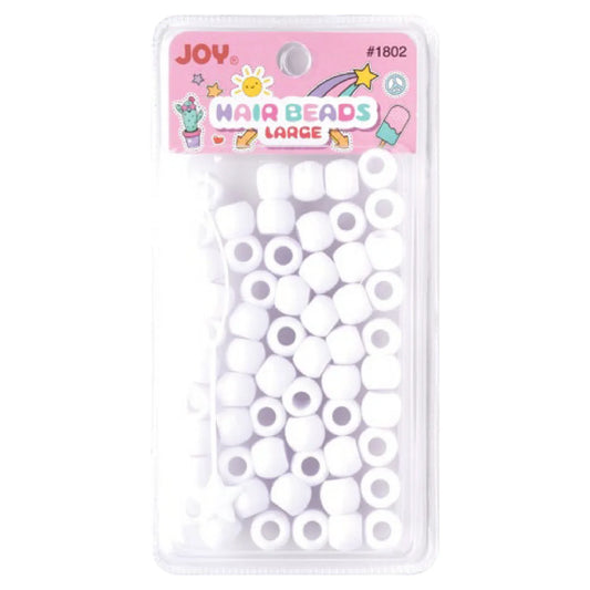 Joy Large Hair Beads 60Ct White Beads Joy   