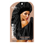 Ms. Remi Lingerie Wide Edge Silky Braid Bonnet Ultra Jumbo, 1 Count, Black
