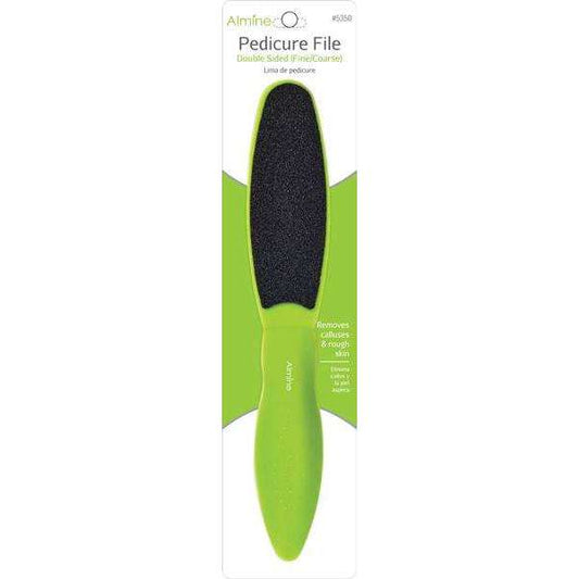 Almine 2 Sided Pedicure File Asst Color Pedicure Files Almine Green  