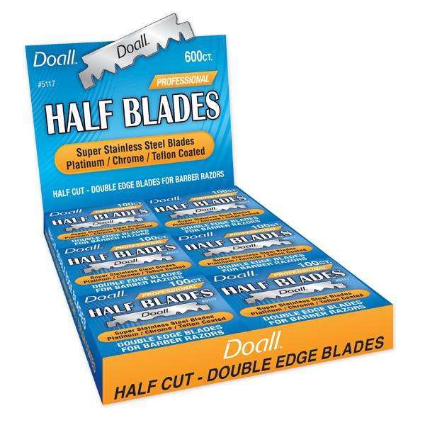 Almine Half Cut Double Edge Blade Display 6Ct Razors & Razor Blades Almine   