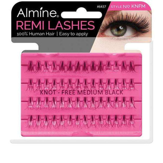 Almine Knot Free Individual Lashes Medium False Eyelashes Almine   