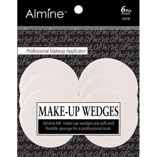 Almine Makeup Wedges 6Ct Round Shape Makeup Sponges Almine   