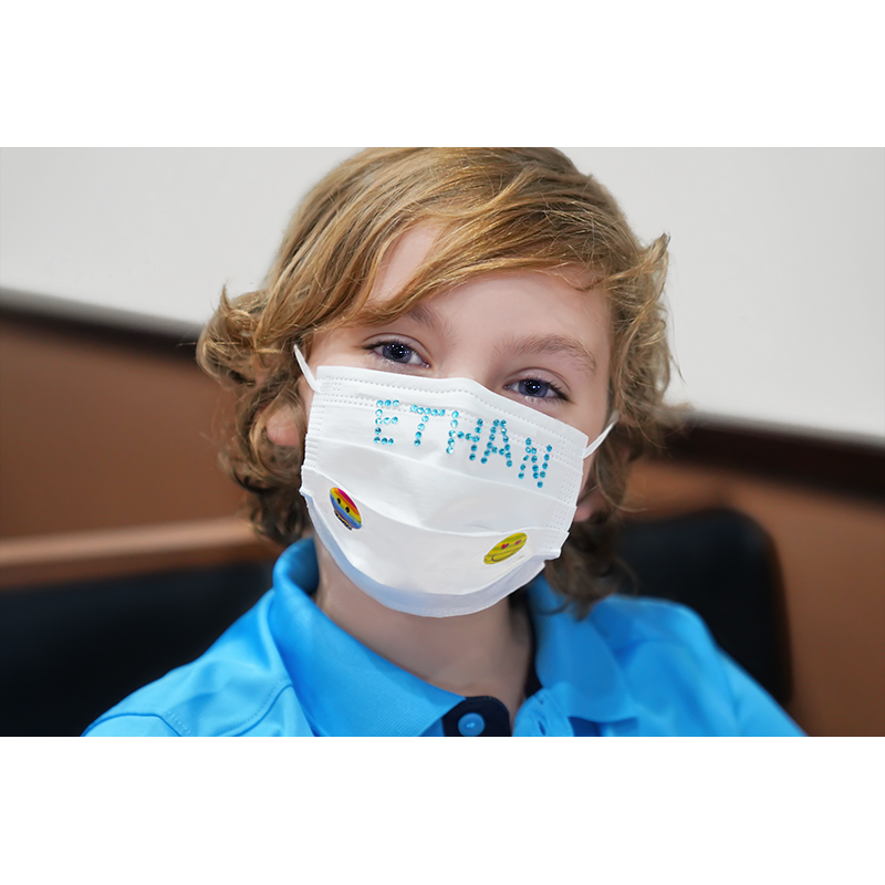 Almine Mask Sticker w Alphabet, Assorted Face Masks Almine   